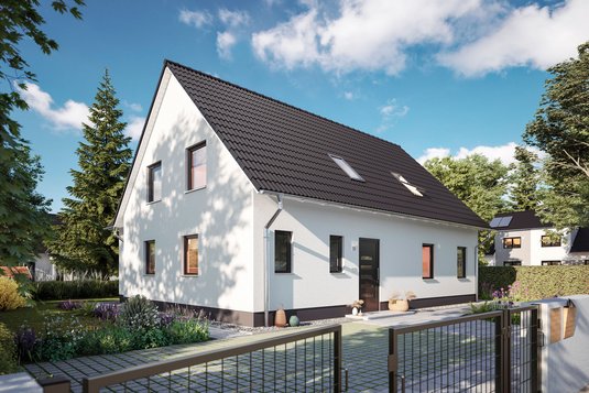 Ein Haus mit zwei Wohneinheiten kann ein Zweifamilienhaus oder Haus mit Einliegerwohnung sein.