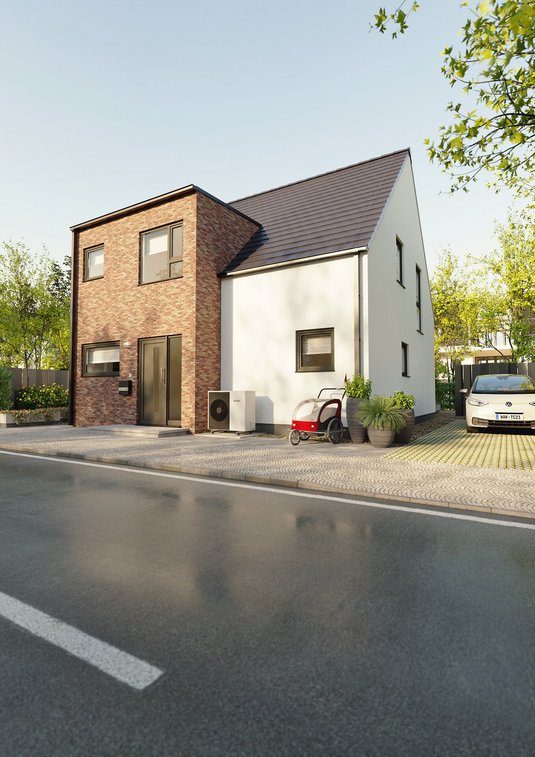 Ext_Einfamilienhaus_Flair_134_Novo_Panoramaanbau_StreetView_Revierklinker_112024